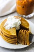 Easy pumpkin pancakes recipe - Berry&Maple