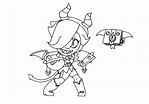 Colette of Brawl Stars coloring pages print for free