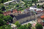 Luftaufnahme Lutherstadt Wittenberg - Augusteum und Lutherhaus in der ...