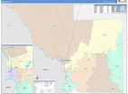 Webb County, TX Wall Map Color Cast Style by MarketMAPS - MapSales.com