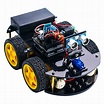 24 in 1 Elegoo Arduino Project Smart Robot Car Kit with Rechargeable ...