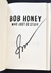 BOB HONEY; Who Just Do Stuff / A Novel | Sean Penn | First Edition ...