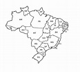 Mapa do Brasil Para Colorir - Psfont tk