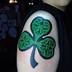 50 Shamrock Tattoo Designs For Men - Ireland Ink Ideas | Shamrock ...