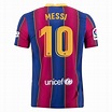 Barcelona 20-21 Home Jersey MESSI #10 Soccer Shirt (La Liga Printing ...