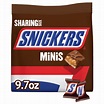 Snickers Minis Milk Chocolate Candy Bars Father’s Day Gift - 9.7oz ...