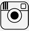 Instagram Logo Clipart Black And White - Instagram Logo Black And White ...