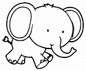 Elephant coloring pages to print - Elephants Kids Coloring Pages