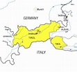 Map of Tirol Region Area | Map of Austria Region Geography Political
