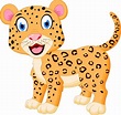 Premium Vector | Cute leopard cartoon