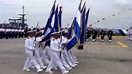 Desplazamiento de la Escolta de Banderas, ceremonia de Aniversario FNH ...