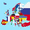 "Europe map flags" by sebinlondon | Redbubble