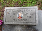 Carol Anne Brown (1946-1984) - Find a Grave Memorial