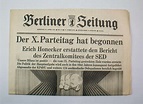 Zeitung ,,Berliner Zeitung'' | DDR Museum Berlin