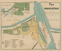 Warnemunde Map, Map of Warnemunde, Old Warnemunde Map, Germany Map, Map ...