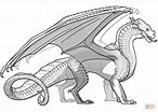 Printable Wings Of Fire Dragon Coloring Pages - Free Printable Templates