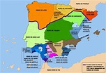 The Taifa Kingdoms 1031 AD | Mapa de españa, Historia de europa ...