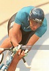 Italian Andrea Collinelli races during the 4kms Individual Pursuit ...