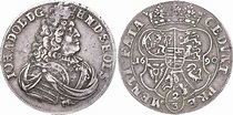 Schleswig-Holstein-Plön 2/3 Taler 1690 Johann Adolf 1671-1704. Hübsche ...