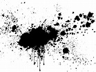 Black Aesthetic Paint Splatter Splash Manchas De Sangue - Clip Art Library