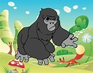 Dibujo de Gorila de montaña pintado por en Dibujos.net el día 24-04-16 ...