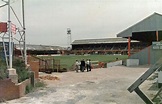 Bloomfield Road, Blackpool in the 1970s. | Football stadiums, Stadium ...