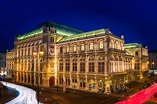 Pictures Vienna Austria Staatsoper Opera House night time Street