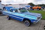 Blue Lowriders Krazy Vatos ATL Lowrider CC 64 Impala - Lowrider