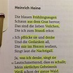 Heinrich Heine Kernmotiv Nachtigall? (Gedicht, Analyse, Lyrik)