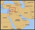 Turismo Siria Mapa