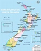 Mapa de Nueva Zelanda, una guía completa - escuela de mapas