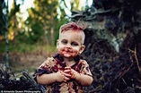 This kids zombie photo shoot divided parents on the internet.