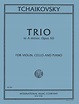 Tchaikovsky Piano Trio Sheet Music - Op. 50, A Minor