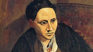 Ritratto Gertrude Stein Picasso dettaglio