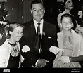Errol Flynn, with his daughters, Rory (left) and Deirdre circa (1957 ...