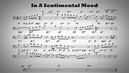 In a sentimental mood - Play along - C bass instruments - YouTube