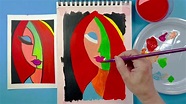 Como pintar un Picasso paso a paso para niños - YouTube