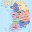 south korea political map. Eps Illustrator Map | A vector eps maps ...