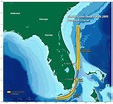 Ocean Depth Map Florida | Printable Maps