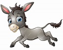 Happy Donkey Clipart Vector