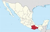 Oaxaca : Mapa geográfico de Oaxaca.