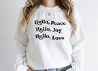 Hello Peace Hello Joy Hello Love PNG Maverick City Music Png - Etsy