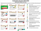 Calendario escolar SEP 2021-2022 en imágenes para imprimir o descargar