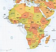 Vector map of continent Africa | Graphics ~ Creative Market