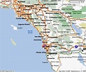 Map of California showing laguna beach | ... & Los Angeles Beaches ...