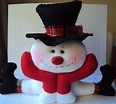 Muñeco de Nieve | Muñecos navideños, Muneco de nieve, Manualidades ...