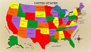 Usa Maps States And Capitals - Gambaran