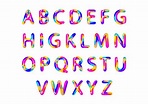 Alfabeto Con Diferentes Letras Vector Gratis | Images and Photos finder