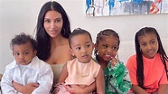 Kim Kardashian Shares Cute Family Photo with Daughters North and ...
