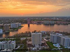 Lake Boca Raton Aerial Sunset From the Air Condo Waterfront | Royal ...